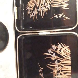 3pc Nested Lacquer Tray! Toyota Trading Co. Japan